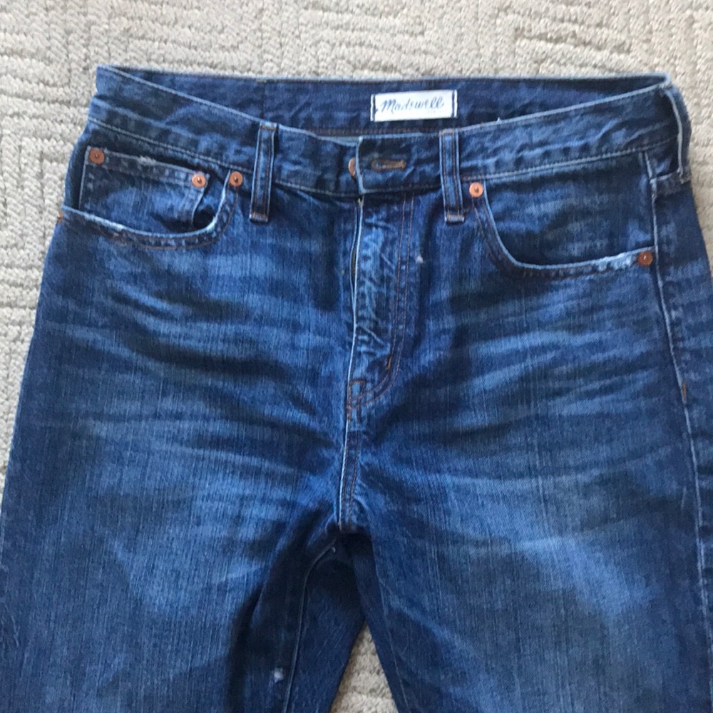 Madewell Straight Leg Crop Jean